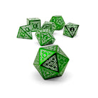 Sylvan Weaver - Springtide - Metal Dice Set-Metal - Zinc Alloy Dice-Norse Foundry-Norse Foundry-dungeons & dragons-d&d dice set-rpg dice set-d20-metal dice set-d&d-perfect for tabletop rpgs