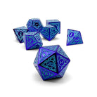 Sylvan Weaver - Twilight Bloom - Metal Dice Set-Metal - Zinc Alloy Dice-Norse Foundry-Norse Foundry-dungeons & dragons-d&d dice set-rpg dice set-d20-metal dice set-d&d-perfect for tabletop rpgs