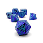 Sylvan Weaver - Twilight Bloom - Metal Dice Set-Metal - Zinc Alloy Dice-Norse Foundry-Norse Foundry-dungeons & dragons-d&d dice set-rpg dice set-d20-metal dice set-d&d-perfect for tabletop rpgs