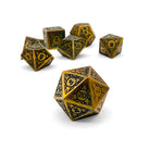Sylvan Weaver - Verdant Vanguard - Metal Dice Set-Metal - Zinc Alloy Dice-Norse Foundry-Norse Foundry-dungeons & dragons-d&d dice set-rpg dice set-d20-metal dice set-d&d-perfect for tabletop rpgs