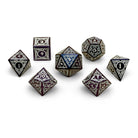 Sylvan Weaver - Wisp Caller - Metal Dice Set-Metal - Zinc Alloy Dice-Norse Foundry-Dungeons and Dragons-D&D Dice-D20-Dice Set-D&D-Perfect for Tabletop RPGs
