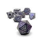 Sylvan Weaver - Wisp Caller - Metal Dice Set-Metal - Zinc Alloy Dice-Norse Foundry-Dungeons and Dragons-DND Dice-D20-Dice Set-D&D-Perfect for Tabletop RPGs