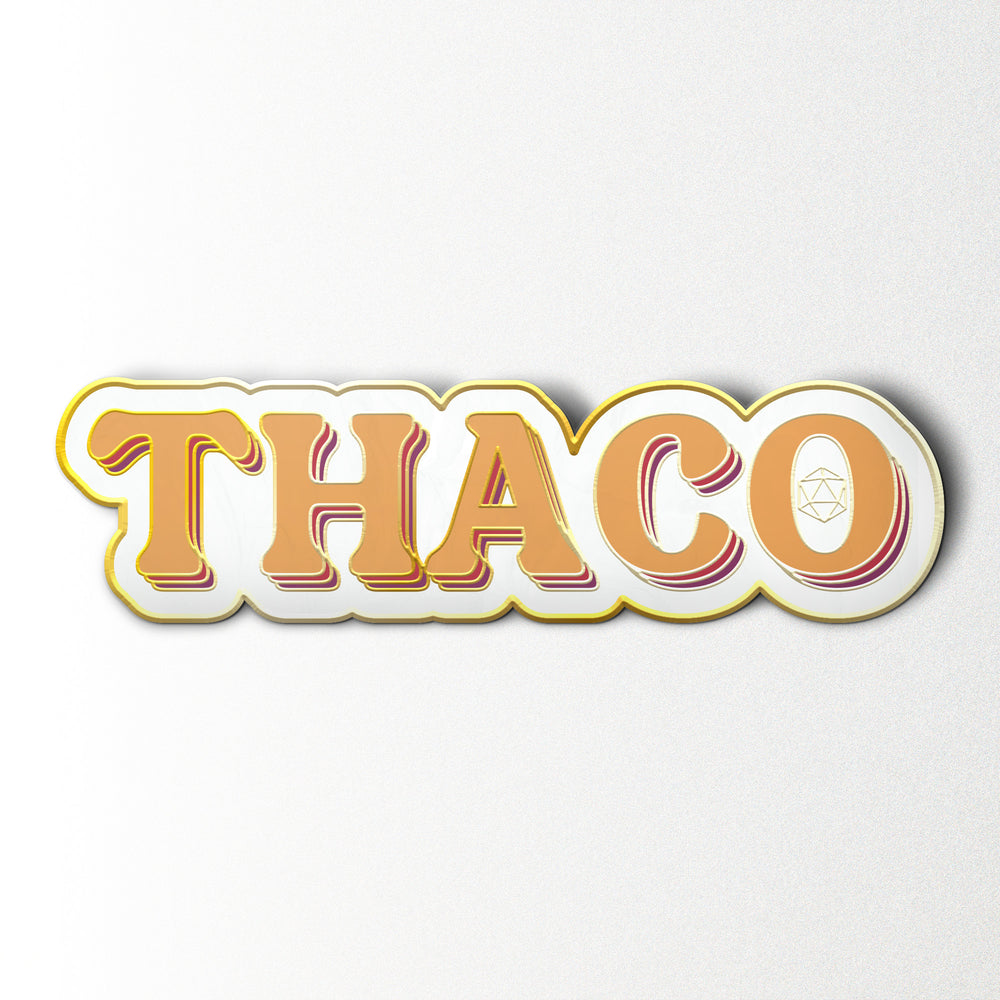 THAC0 - Enamel Pin