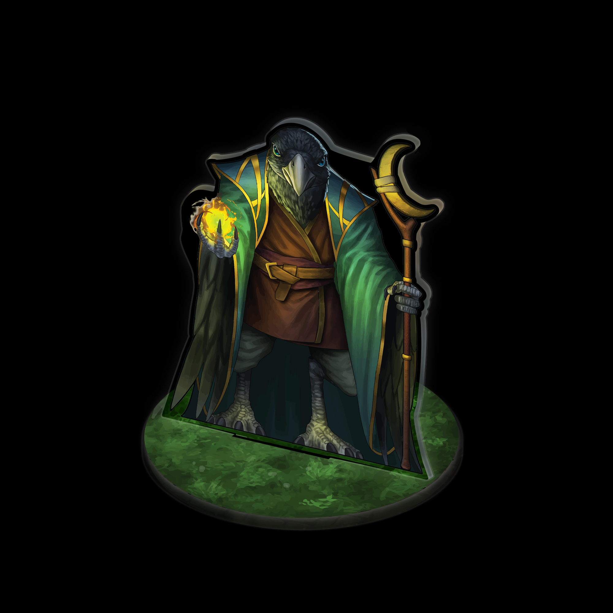 The Arcane Circle Acrylic Encounter Token – Hexed Ink