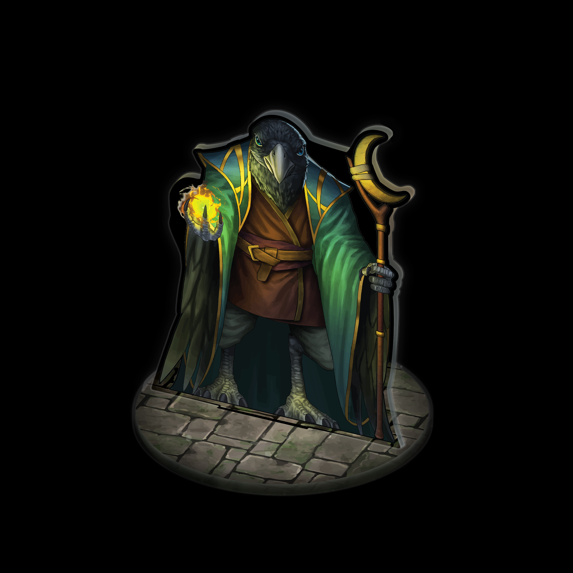 The Arcane Circle Acrylic Encounter Token – Hexed Ink