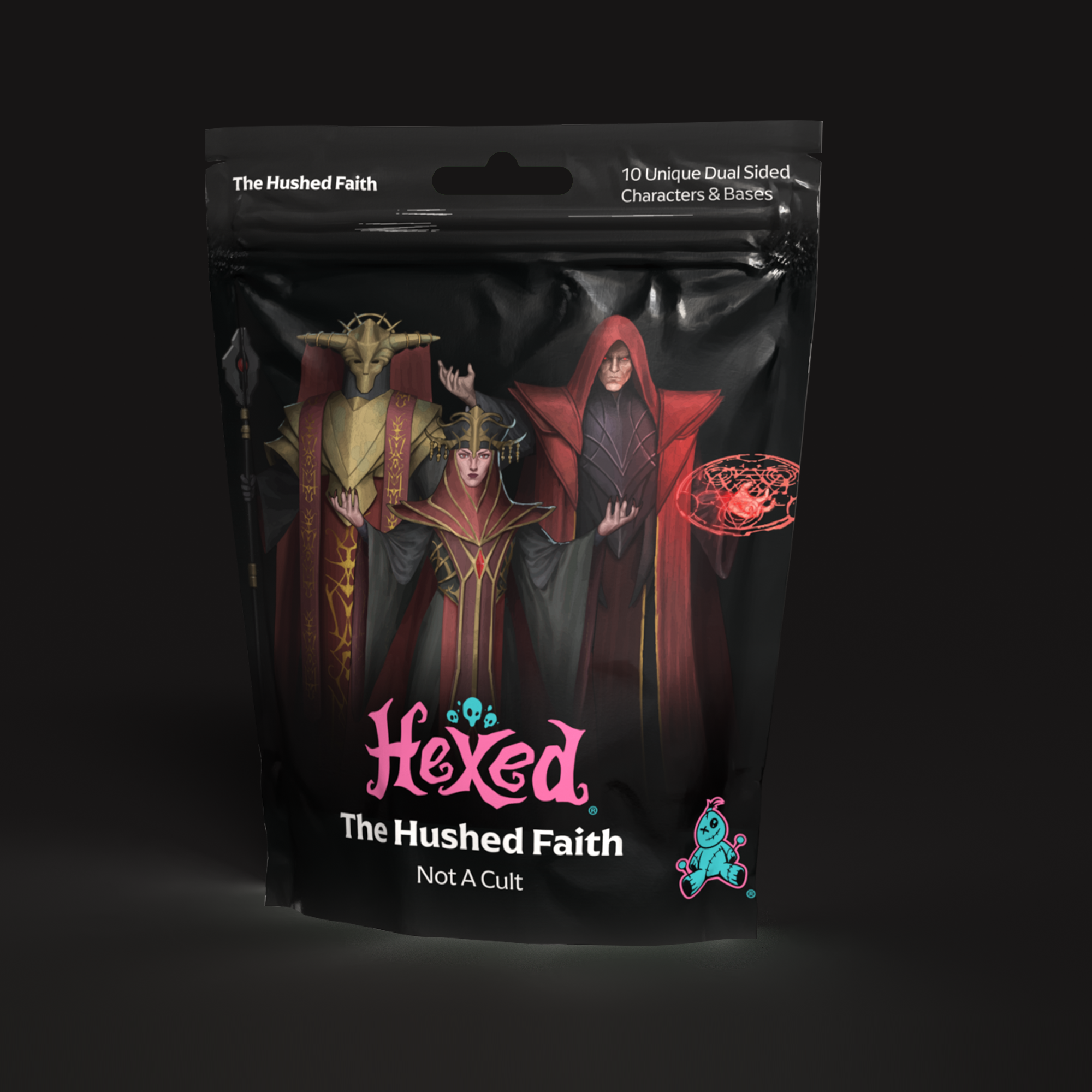 Hushed Faith Acrylic Encounter Token – Hexed Ink