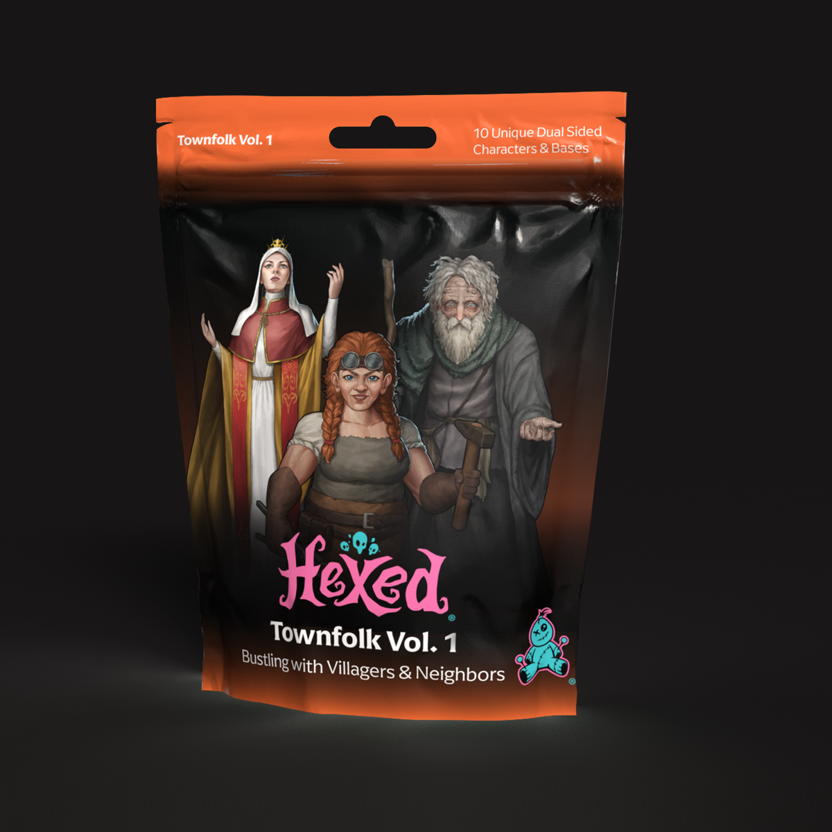Townfolk Vol. 1 Acrylic Encounter Token – Hexed Ink