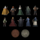 Townfolk Vol. 1 Acrylic Encounter Token – Hexed Ink