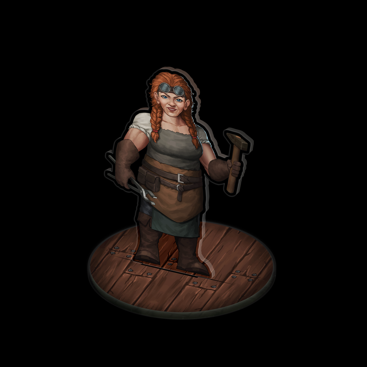 Townfolk Vol. 1 Acrylic Encounter Token – Hexed Ink