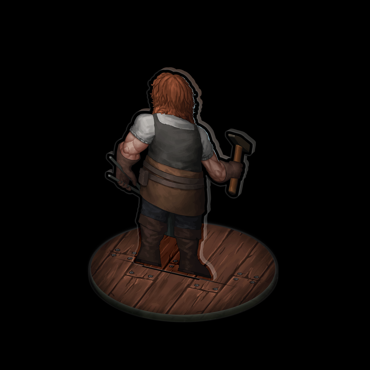 Townfolk Vol. 1 Acrylic Encounter Token – Hexed Ink