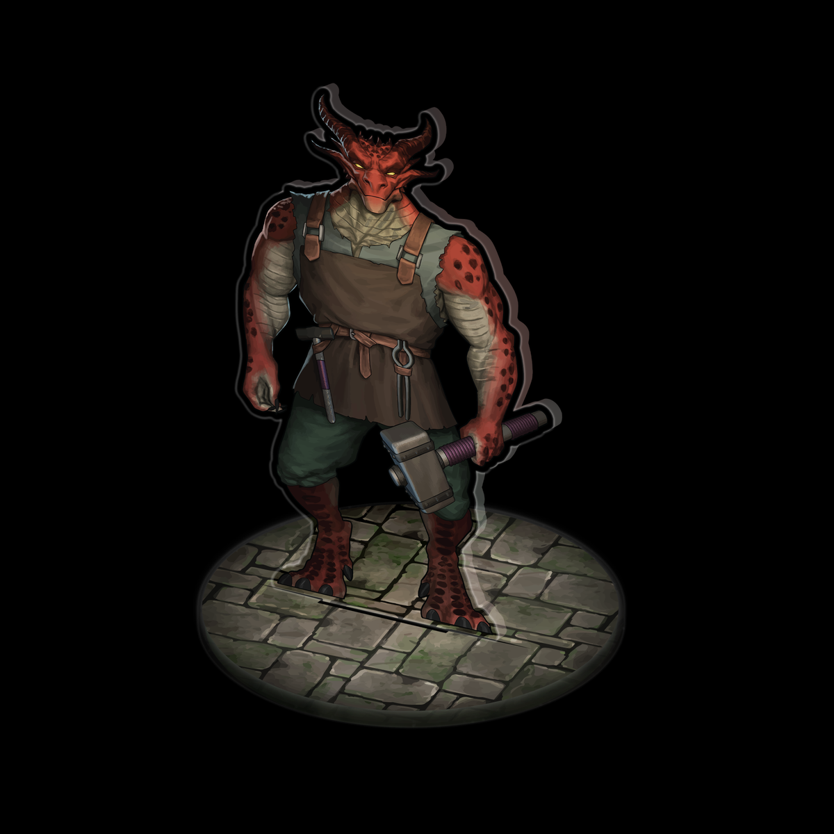 Townfolk Vol. 2 Acrylic Encounter Token – Hexed Ink