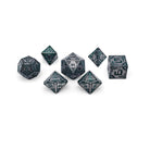 Tractor Beam - Space Dice 7 Piece RPG Set Alloy Metal Dice-Metal - Zinc Alloy Dice-Norse Foundry-Dungeons and Dragons-D&D Dice-D20-Metal Dice Set-DND-D&D Metal Dice Set-Perfect for Tabletop RPGs
