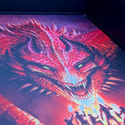 Tray of Folding™ Magnetic - Blood Dragon by Crystal Sully-Crystal Sully Dice Tray-Norse Foundry -Dice Tray-D&D Dice Tray-DND Dice Tray-D&D Accessories-D&D Dice Storage-Collection Item