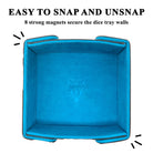 Tray of Folding™ Magnetic - Blue-Dice Tray-Norse Foundry-Dice Tray-D&D Dice Tray-DND Dice Tray-D&D Accessories-DND Dice Storage