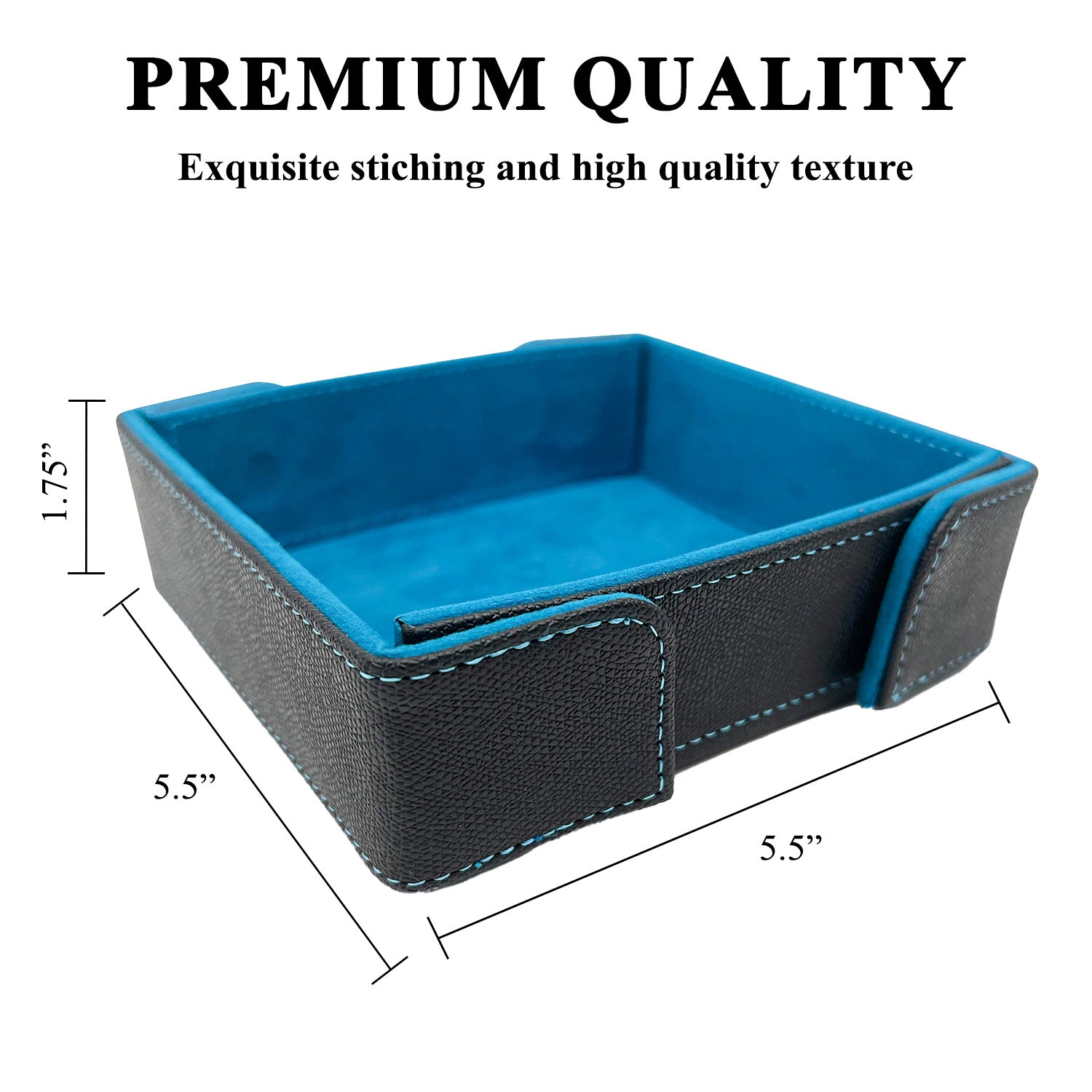 Tray of Folding™ Magnetic - Blue-Dice Tray-Norse Foundry-Dice Tray-DND Dice Tray-D&D Dice Tray-D&D Accessories-D&D Dice Storage