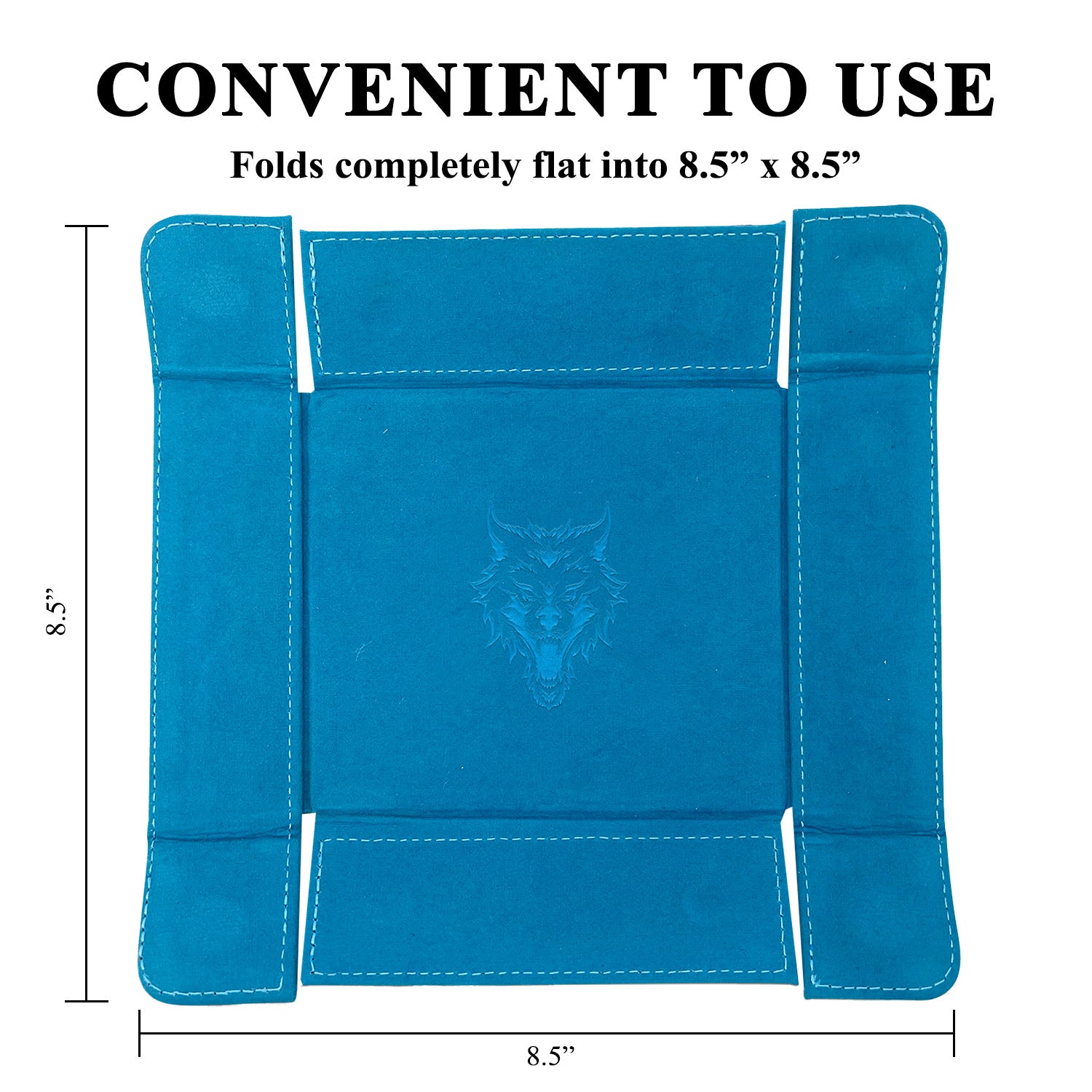 Tray of Folding™ Magnetic - Blue-Dice Tray-Norse Foundry-Dice Tray-DND Dice Tray-D&D Dice Tray-D&D Accessories-D&D Dice Storage