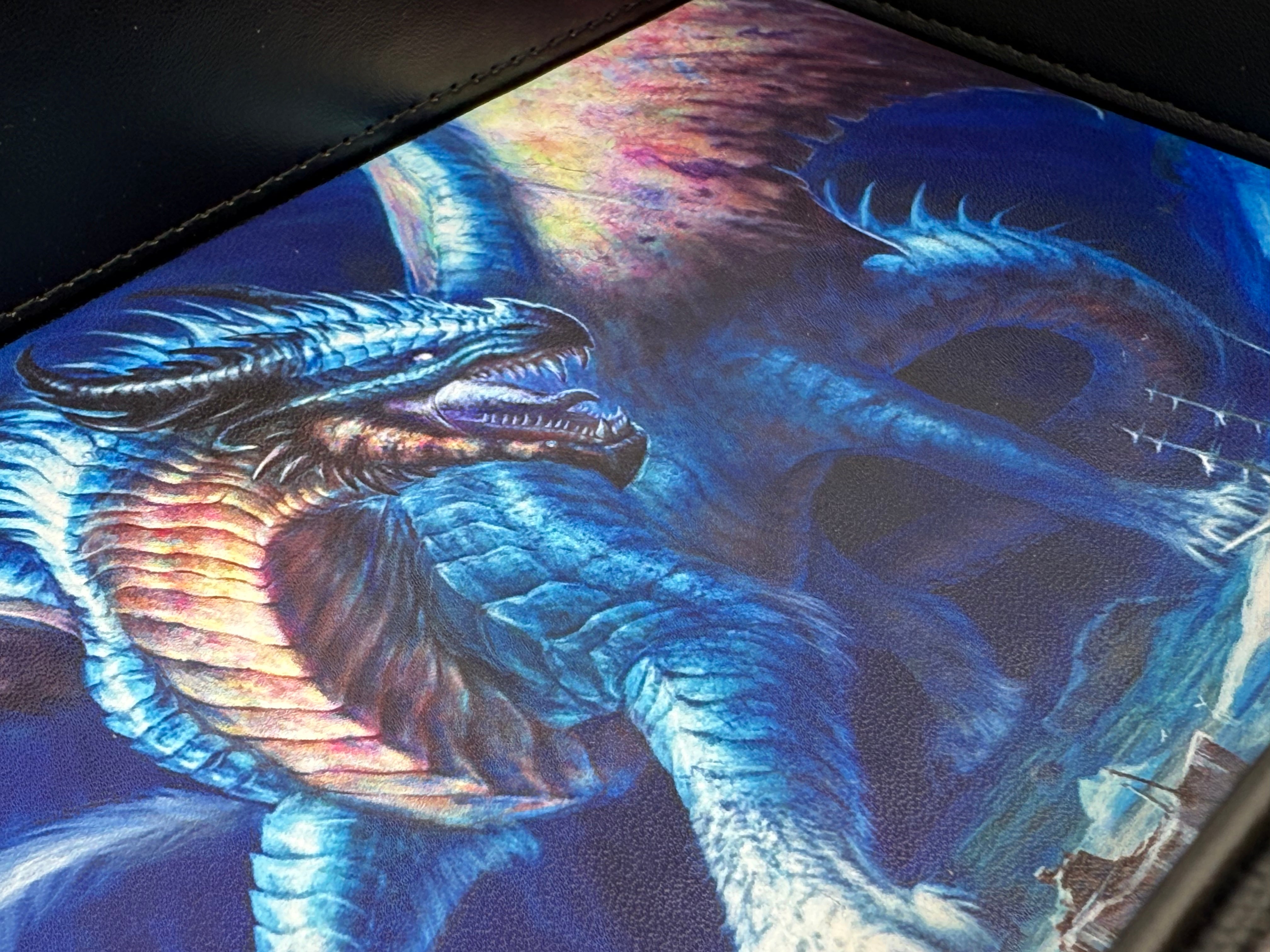 Tray of Folding™ Magnetic - Jokul the Dread by Crystal Sully-Crystal Sully Dice Tray-Norse Foundry -Dice Tray-D&D Dice Tray-D&D Dice Tray-D&D Accessories-D&D Dice Storage-Collection Item