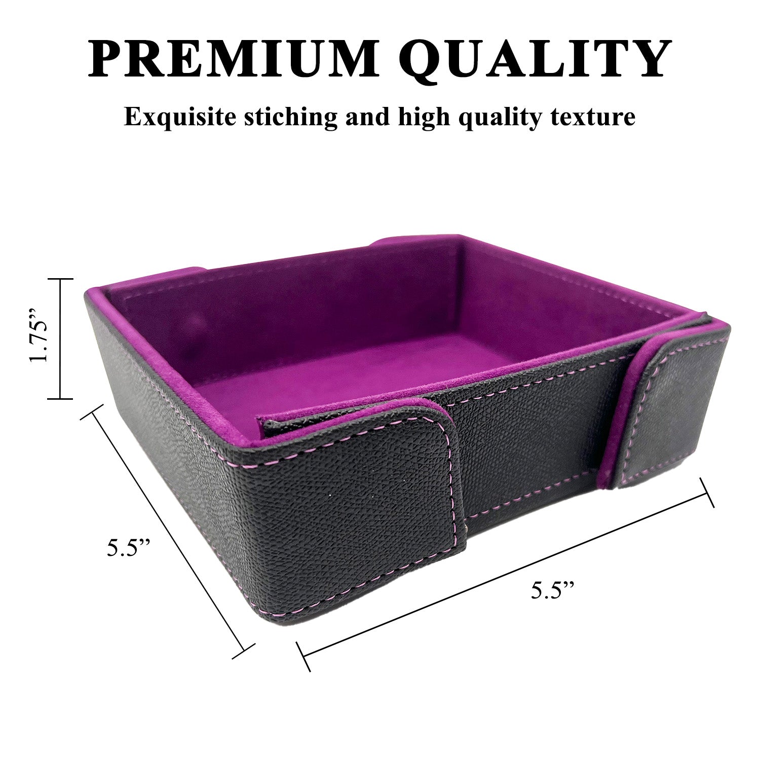 Tray of Folding™ Magnetic - Purple-Dice Tray-Norse Foundry-Dice Tray-DND Dice Tray-D&D Dice Tray-D&D Accessories-D&D Dice Storage