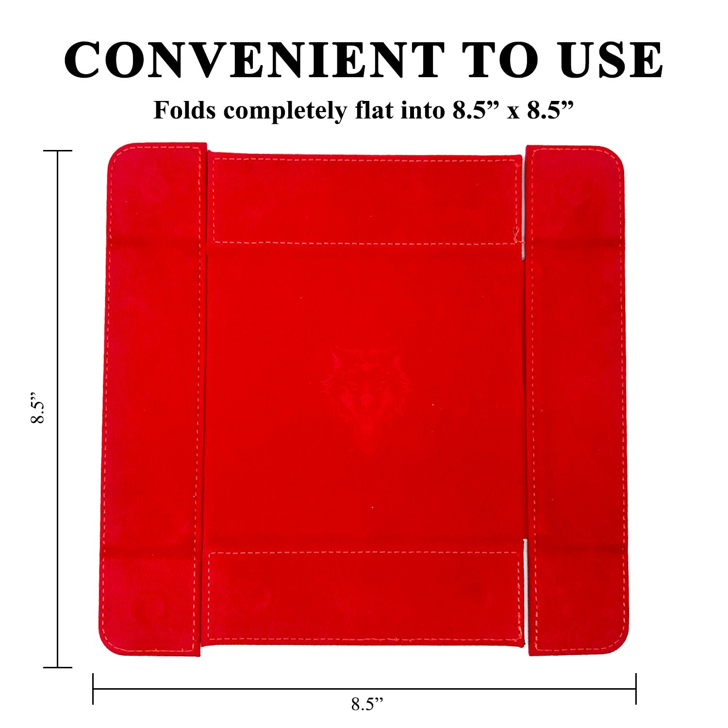 Tray of Folding™ Magnetic - Red-Dice Tray-Norse Foundry-Dice Tray-D&D Dice Tray-D&D Dice Tray-D&D Accessories-D&D Dice Storage