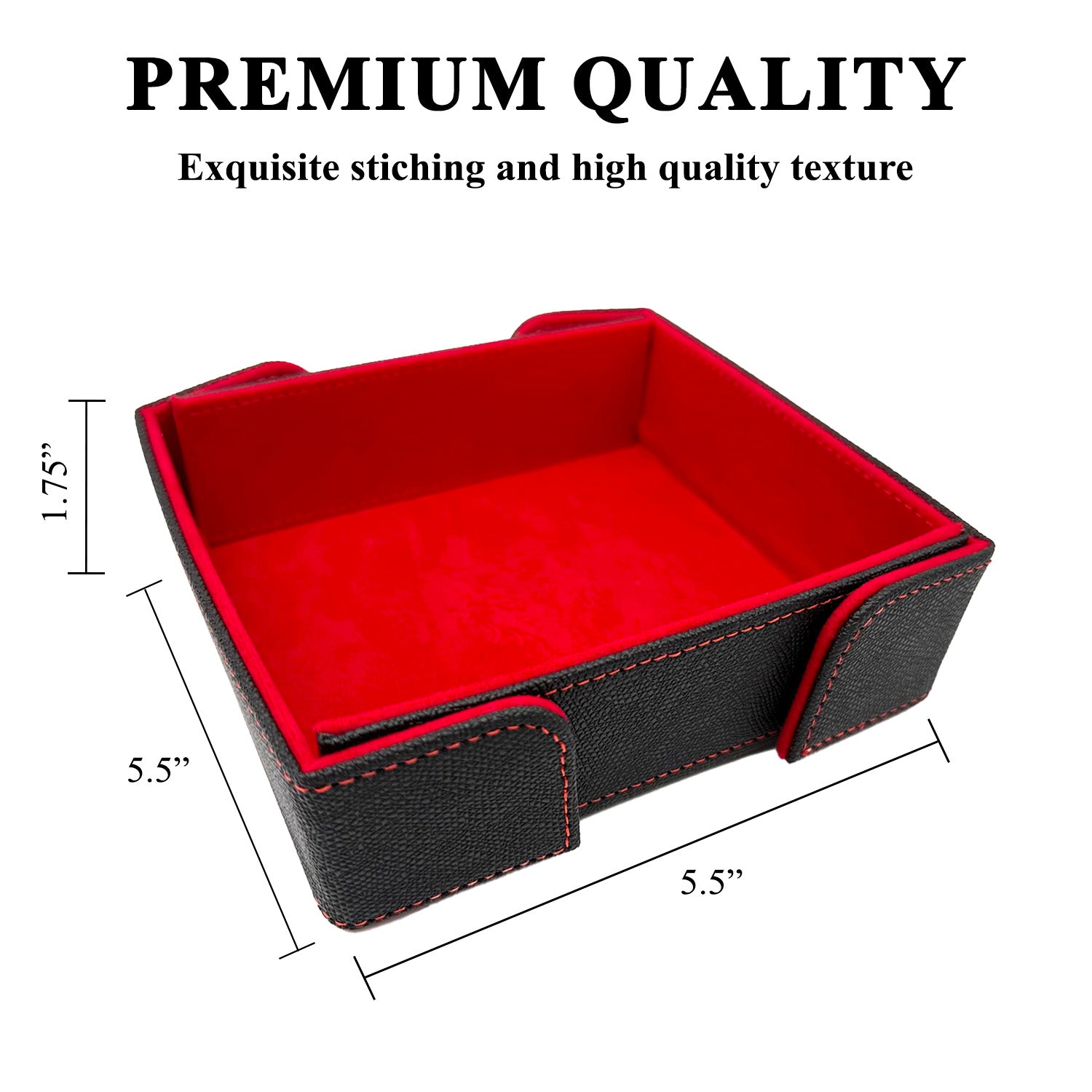 Tray of Folding™ Magnetic - Red-Dice Tray-Norse Foundry-Dice Tray-DND Dice Tray-D&D Dice Tray-D&D Accessories-D&D Dice Storage