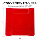 Tray of Folding™ Magnetic - Red-Dice Tray-Norse Foundry-Dice Tray-DND Dice Tray-D&D Dice Tray-D&D Accessories-D&D Dice Storage