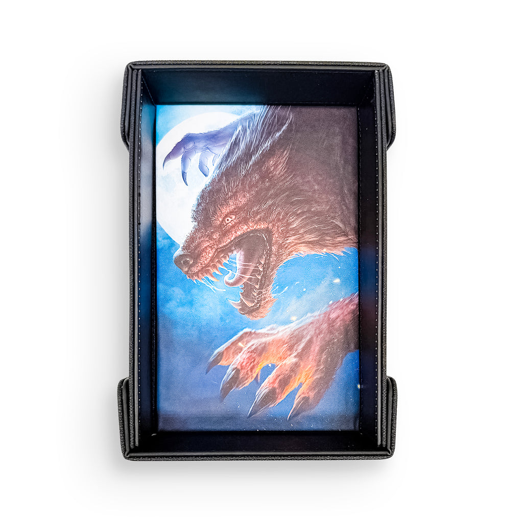 Tray of Folding™ Magnetic - Smoke by Crystal Sully-Crystal Sully Dice Tray-Norse Foundry -Dice Tray-D&D Dice Tray-D&D Dice Tray-D&D Accessories-D&D Dice Storage-Collection Item