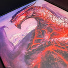 Tray of Folding™ Magnetic - Vulcan the Terrible by Crystal Sully-Crystal Sully Dice Tray-Norse Foundry -Dice Tray-DND Dice Tray-DND Dice Tray-D&D Accessories-D&D Dice Storage-Collection Item