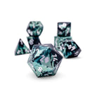 Trolls Blood™ - 7 Piece RPG Set 6063 Aluminum Wondrous Dice-Wondrous Dice | Set of 7-Norse Foundry-Norse Foundry-aluminum dice-dungeons & dragons-d&d dice set-rpg dice set-aluminum d&d dice set-d&d-lightweight-perfect for tabletop rpgs