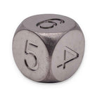 True Metal 16mm D6 - Tungsten-Metal Dice-Norse Foundry-Norse Foundry-dungeons & dragons-d&d dice-rpg d6-metal d6-d&d-d6-luxury dice-perfect for tabletop rpgs