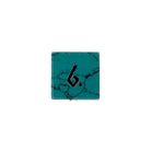 Turquoise - Single D6 Gemstone Dice-Norse Foundry-Gemstone Dice-Dungeons and Dragons Dice-Gem Dice DND Dice-Gaming Dice-Perfect for Tabletop RPGs-D6