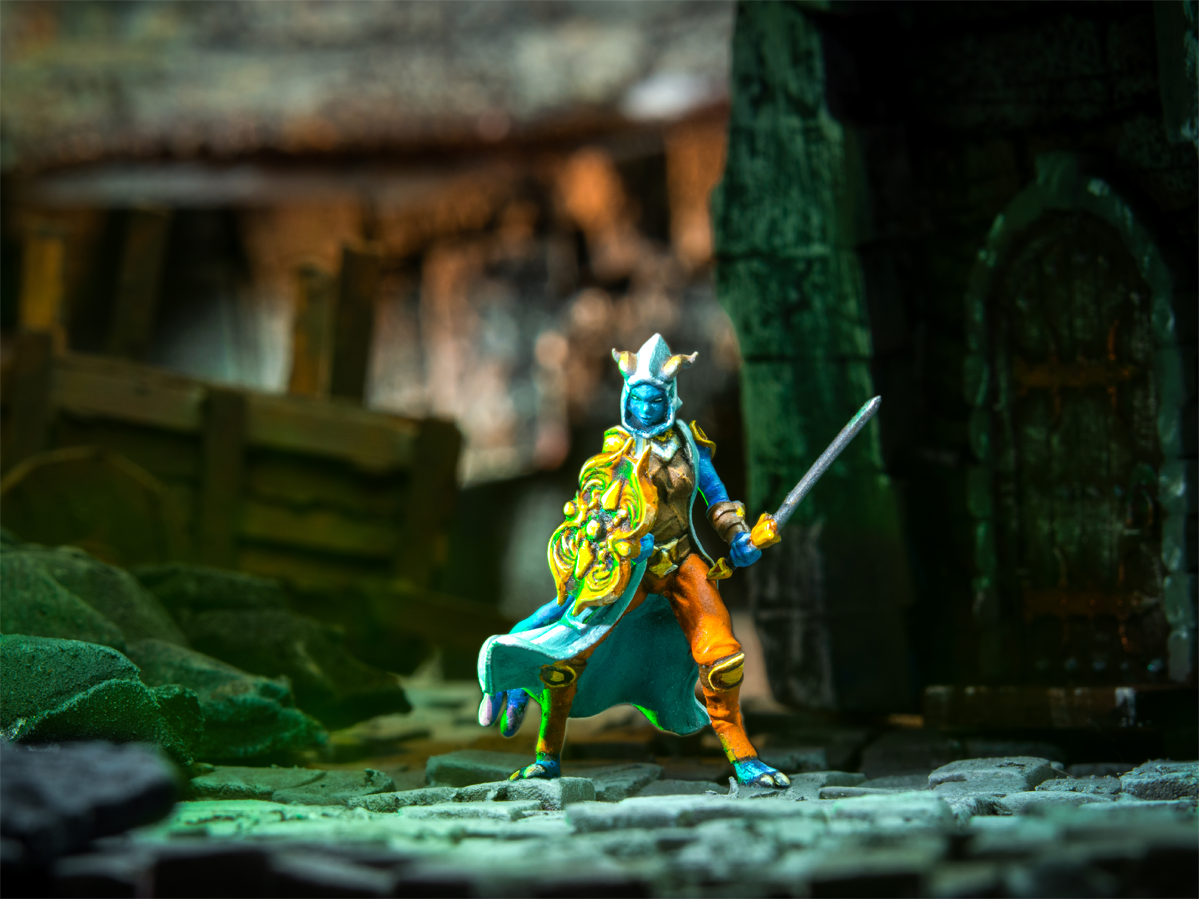 Ubagabi - Demonkin Female Medium Miniature by Adventurers & Adversaries