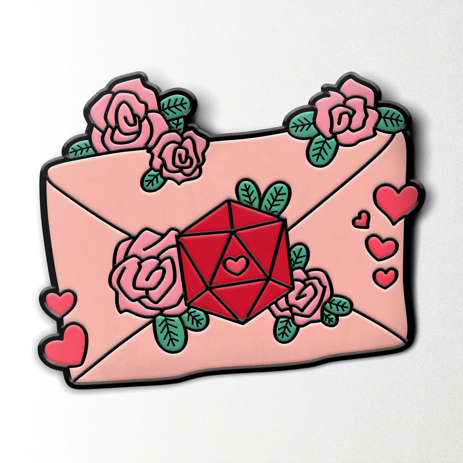 Valentines Mystery Pin - Case of 20-Enamel Pin-Norse Foundry-D&D Enamel Pin-D&D Pin-Dungeons and Dragons Enamel Pin-D&D Accessories