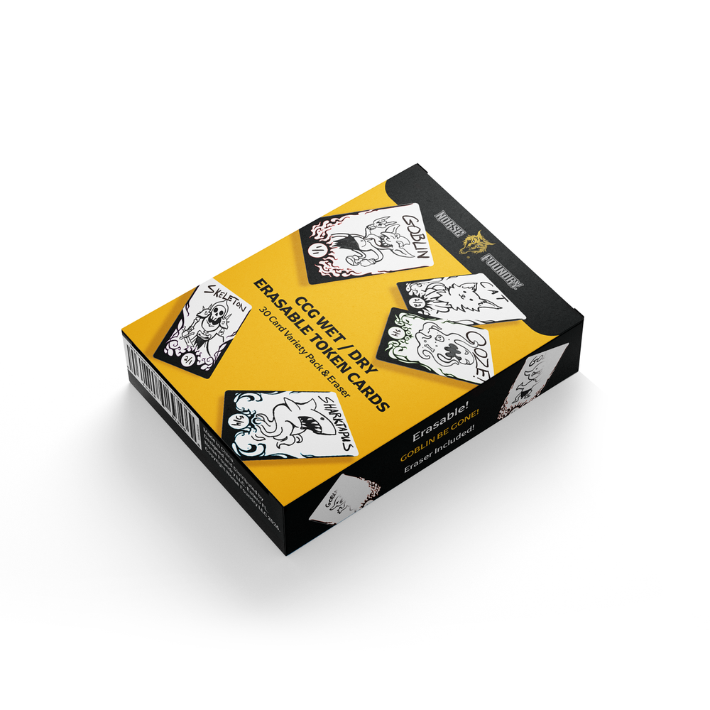 Dry Erasable CCG Token Cards