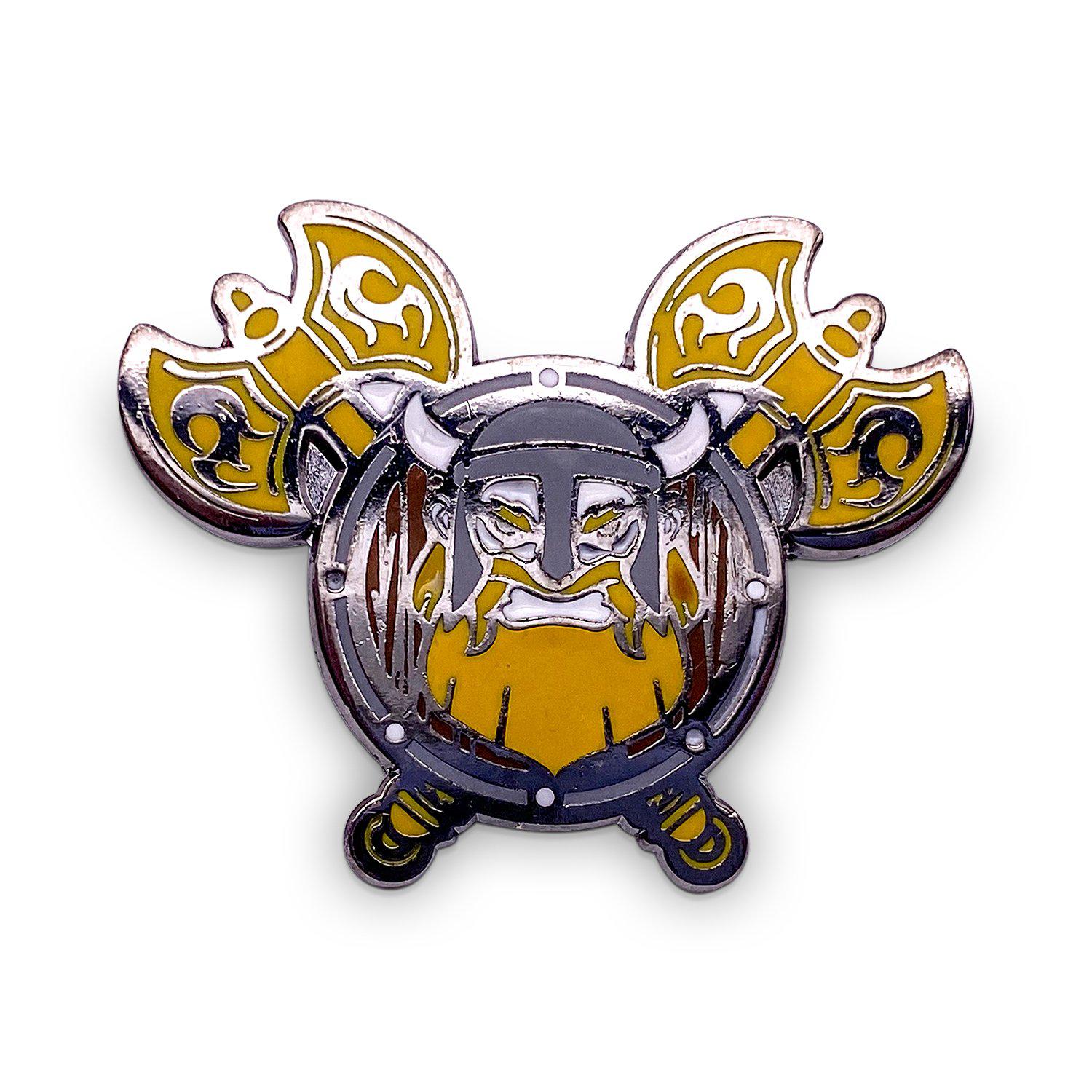 Viking - Hard Enamel Adventure Pin Metal by Norse Foundry-Pins-Norse Foundry-D&D Enamel Pin-D&D Pin-Dungeons and Dragons Enamel Pin-DnD Accessories