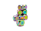 Warpips: BiFrost - 10 - 12mm D6-Zinc Alloy Dice-Norse Foundry-Norse Foundry-dungeons & dragons-d&d dice-rpg d6-metal d6-d&d-d6-warpips-pips-perfect for tabletop rpgs