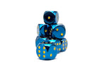 Warpips: Lightning Bolt - 10 - 12mm D6-Zinc Alloy Dice-Norse Foundry-Norse Foundry-dungeons & dragons-d&d dice-rpg d6-metal d6-d&d-d6-warpips-pips-perfect for tabletop rpgs