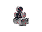 Warpips: Nightmare Black - 10 - 12mm D6-Zinc Alloy Dice-Norse Foundry-Norse Foundry-dungeons & dragons-d&d dice-rpg d6-metal d6-d&d-d6-warpips-pips-perfect for tabletop rpgs