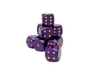 Warpips: Purple - 10 - 12mm D6-Norse Foundry-Norse Foundry-dungeons & dragons-d&d dice-rpg d6-metal d6-d&d-d6-warpips-pips-perfect for tabletop rpgs