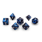 Willow O' Wisp - 7 Piece RPG Set 6063 Aluminum Wondrous Dice-Wondrous Dice | Set of 7-Norse Foundry-Norse Foundry-aluminum dice-dungeons & dragons-d&d dice set-rpg dice set-aluminum d&d dice set-d&d-lightweight-perfect for tabletop rpgs