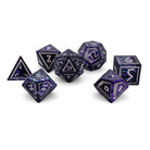 Witches Cauldron - Nimbus™ 7 Piece RPG Set 6063 Aluminum Wondrous Dice-Aluminum Dice-Norse Foundry-Norse Foundry-aluminum dice-dungeons & dragons-d&d dice set-rpg dice set-aluminum d&d dice set-d&d-lightweight-perfect for tabletop rpgs