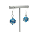 Witches Fire - Ioun Stone D20 Dice Earrings by Norse Foundry-Earrings-Norse Foundry-dungeons and dragons-d&d-dungeons & dragons-earrings-dnd accessories-dice earrings- d20 earrings