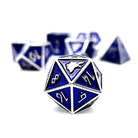Witches Fire - Norse Themed Metal Dice Set-Zinc Alloy Dice-Norse Foundry-Dungeons and Dragons-DND Dice-D20-Metal Dice Set-DND-D&D Metal Dice Set-Perfect for Tabletop RPGs