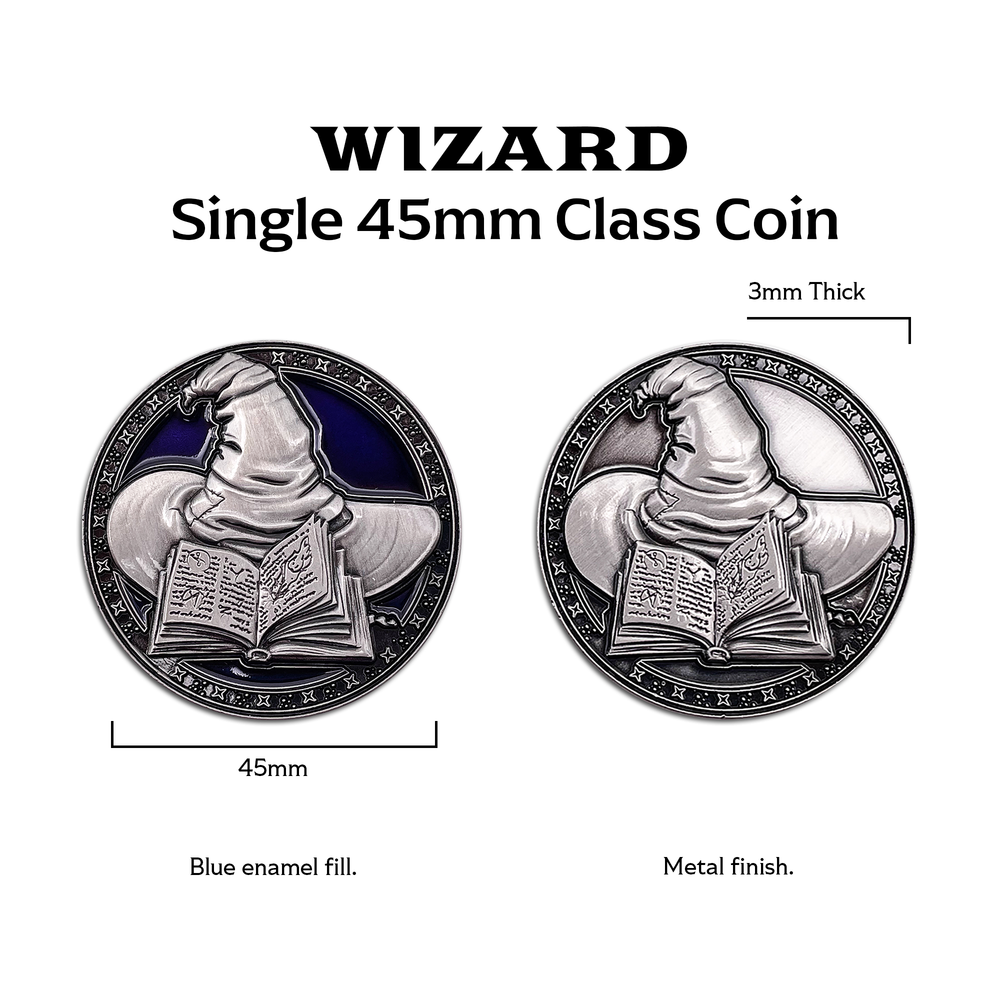Wizard - Single 45mm Class Coins