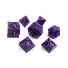 Wormhole - Space Dice 7 Piece RPG Set Alloy Metal Dice-Metal - Zinc Alloy Dice-Norse Foundry-Norse Foundry-dungeons & dragons-d&d dice set-rpg dice set-d20-metal dice set-d&d-perfect for tabletop rpgs