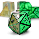 Yggdrasil - Norse Themed Metal Dice Set-Zinc Alloy Dice-Norse Foundry-Dungeons and Dragons-DND Dice-D20-Metal Dice Set-DND-D&D Metal Dice Set-Perfect for Tabletop RPGs