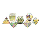 Yggdrasil - Norse Themed Metal Dice Set-Zinc Alloy Dice-Norse Foundry-Dungeons and Dragons-DND Dice-D20-Metal Dice Set-DND-D&D Metal Dice Set-Perfect for Tabletop RPGs