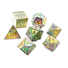 Yggdrasil - Norse Themed Metal Dice Set-Zinc Alloy Dice-Norse Foundry-Dungeons and Dragons-DND Dice-D20-Metal Dice Set-DND-D&D Metal Dice Set-Perfect for Tabletop RPGs