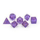 Zircon Alexandrite - 7 Piece RPG Set Zircon Glass Dice-Glass Dice-Norse Foundry-Norse Foundry-zircon glass dice-dungeons & dragons-d&d dice set-rpg dice set-glass dice set-d&d-perfect for tabletop rpgs