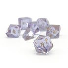 Zircon Alexandrite - Pebble RPG Set Zircon Glass Dice-Pebbles-Norse Foundry-Norse Foundry-dungeons & dragons-d&d dice set-rpg dice set-glass dice set-d&d-mini dice set-10mm to 12mm-perfect for tabletop rpgs