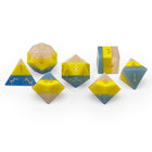 Zircon Pride Dice Pansexual - 7 Piece RPG Set Zircon Glass Dice-Glass Dice-Norse Foundry-Norse Foundry-zircon glass dice-dungeons & dragons-d&d dice set-rpg dice set-glass dice set-d&d-perfect for tabletop rpgs